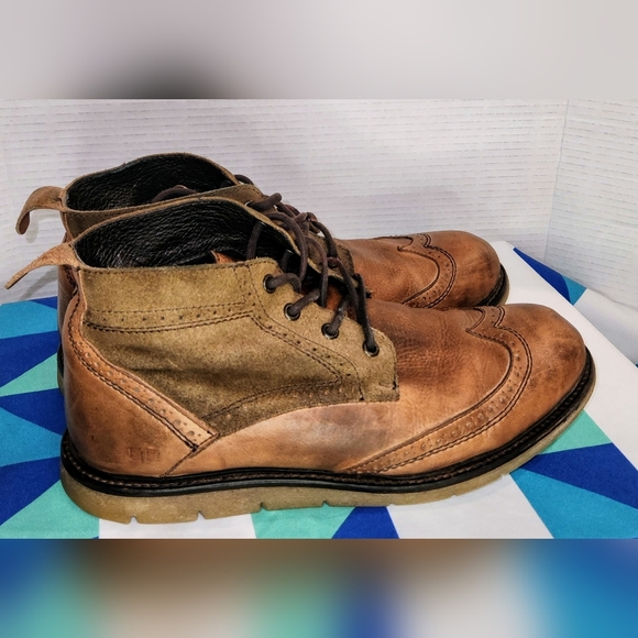 Bed Stu Capacity Light Weight Rustic Ankle Mens Chukka Boots Leather Sz 10.5 - Picture 4 of 12